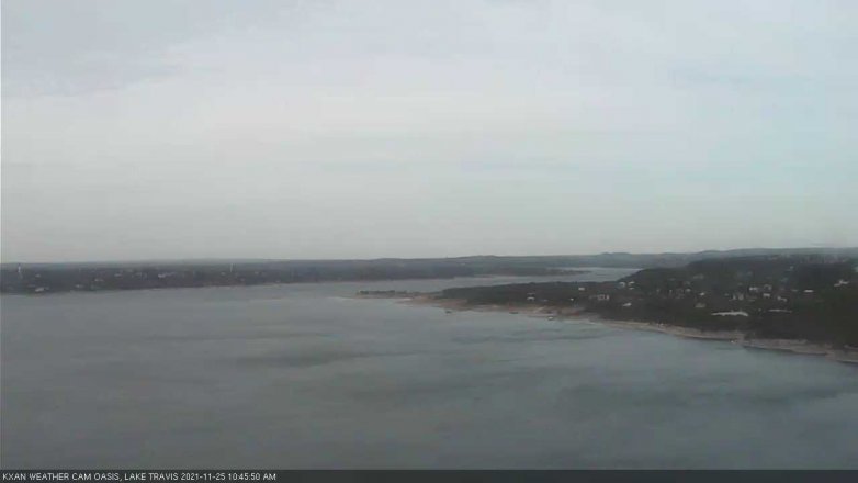Lake Travis webcam, November 25, 2021 10:45 AM CT