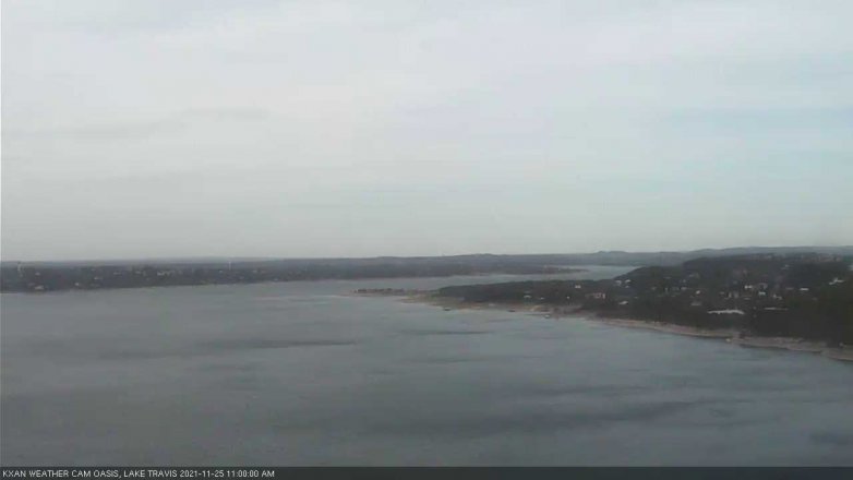 Lake Travis webcam, November 25, 2021 11:00 AM CT