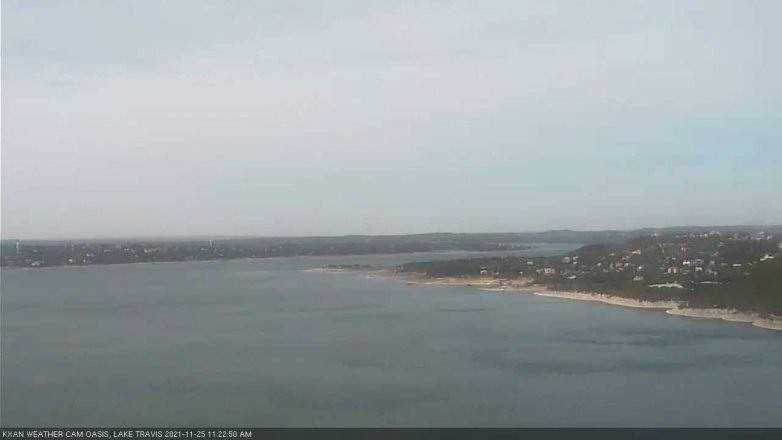 Lake Travis webcam, November 25, 2021 11:25 AM CT