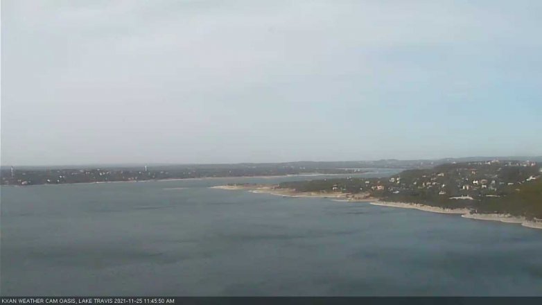 Lake Travis webcam, November 25, 2021 11:45 AM CT