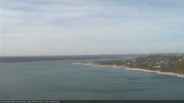 Lake Travis webcam, November 25, 2021 12:45 PM CT