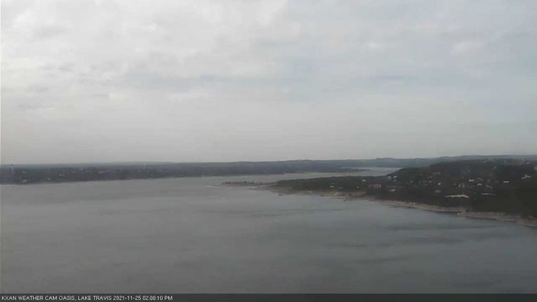 Lake Travis webcam, November 25, 2021 2:00 PM CT