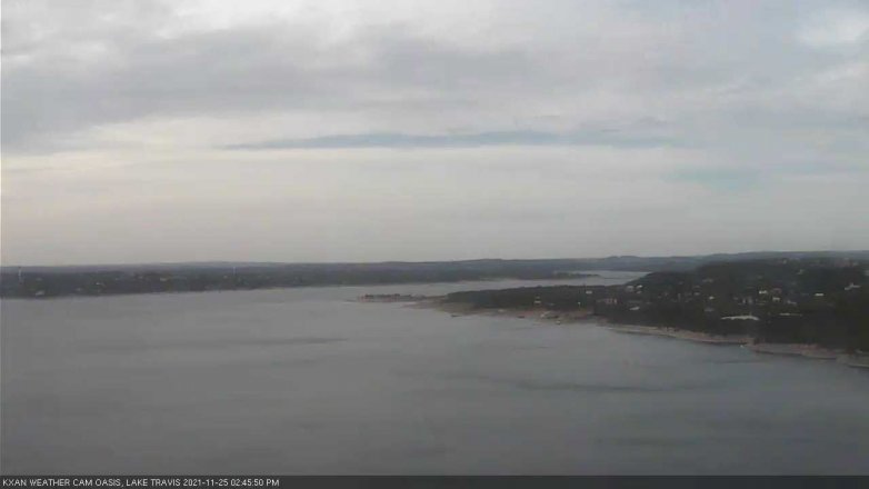 Lake Travis webcam, November 25, 2021 2:45 PM CT