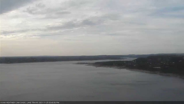 Lake Travis webcam, November 25, 2021 3:45 PM CT