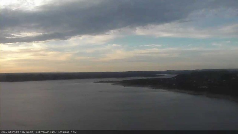 Lake Travis webcam, November 25, 2021 5:00 PM CT