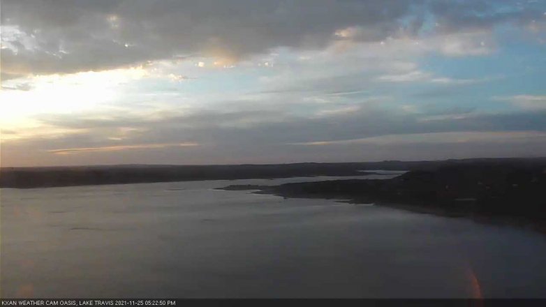 Lake Travis webcam, November 25, 2021 5:25 PM CT