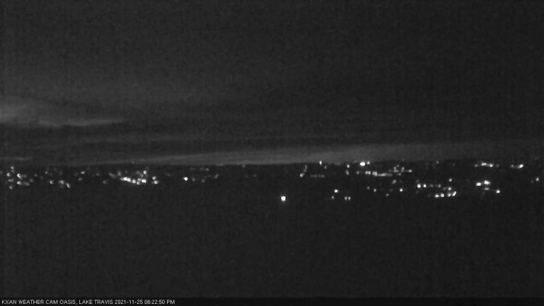 Lake Travis webcam, November 25, 2021 6:25 PM CT
