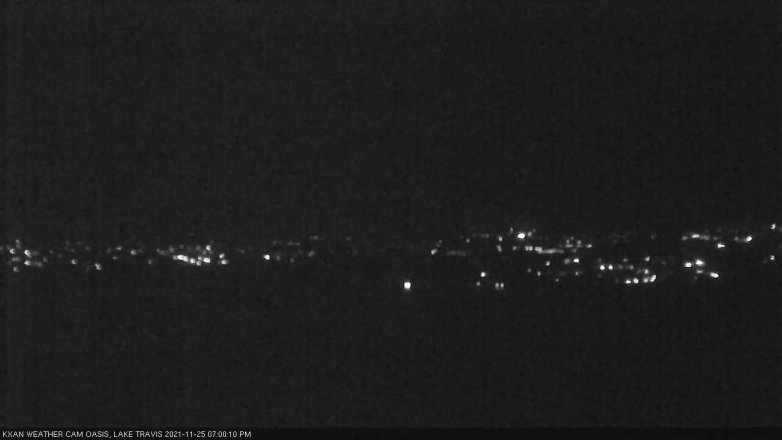 Lake Travis webcam, November 25, 2021 7:00 PM CT