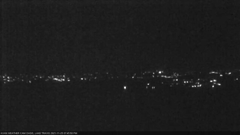 Lake Travis webcam, November 25, 2021 7:45 PM CT