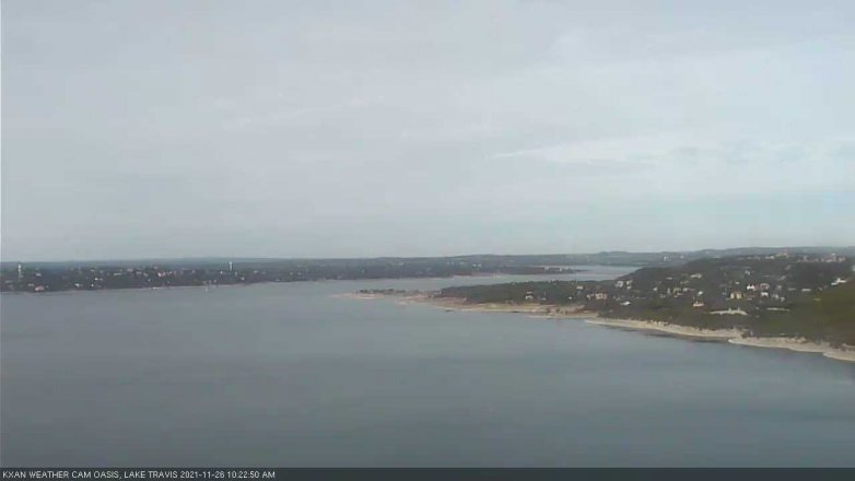 Lake Travis webcam, November 26, 2021 10:25 AM CT