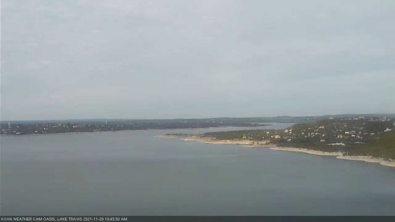 Lake Travis webcam, November 26, 2021 10:45 AM CT