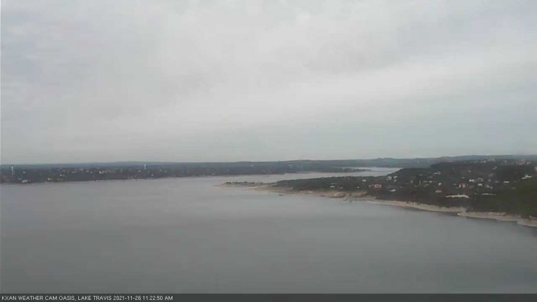 Lake Travis webcam, November 26, 2021 11:25 AM CT