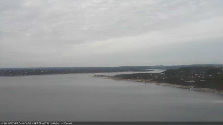 Lake Travis webcam, November 26, 2021 11:45 AM CT