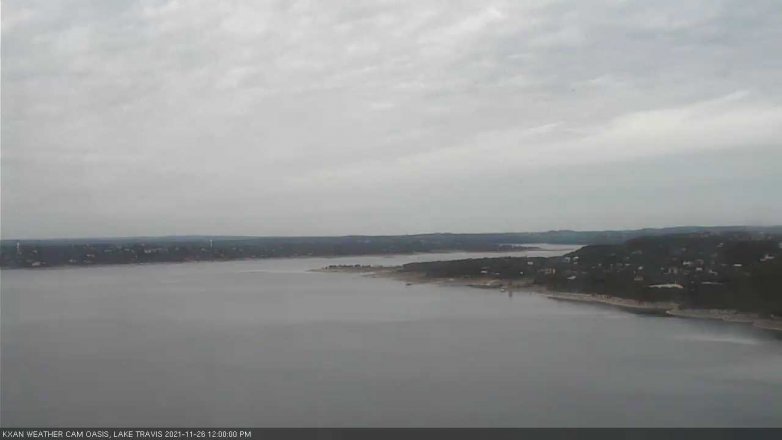 Lake Travis webcam, November 26, 2021 12:00 PM CT