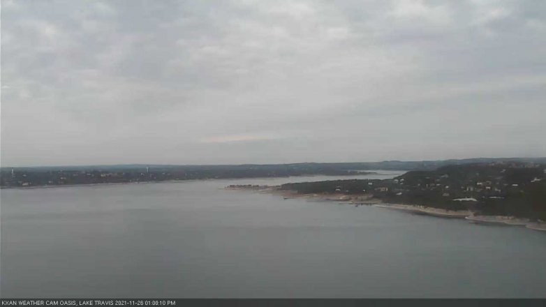 Lake Travis webcam, November 26, 2021 1:00 PM CT