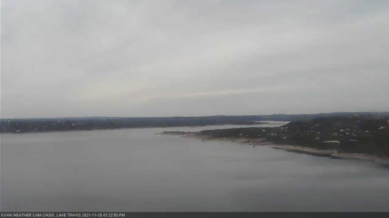 Lake Travis webcam, November 26, 2021 1:25 PM CT