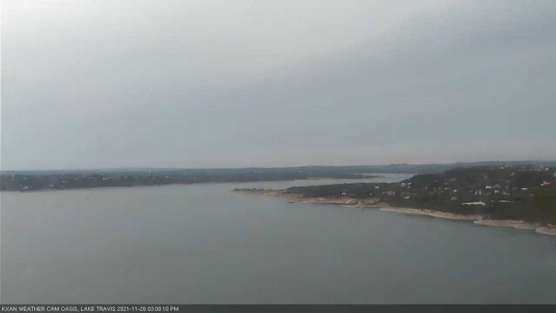 Lake Travis webcam, November 26, 2021 3:00 PM CT