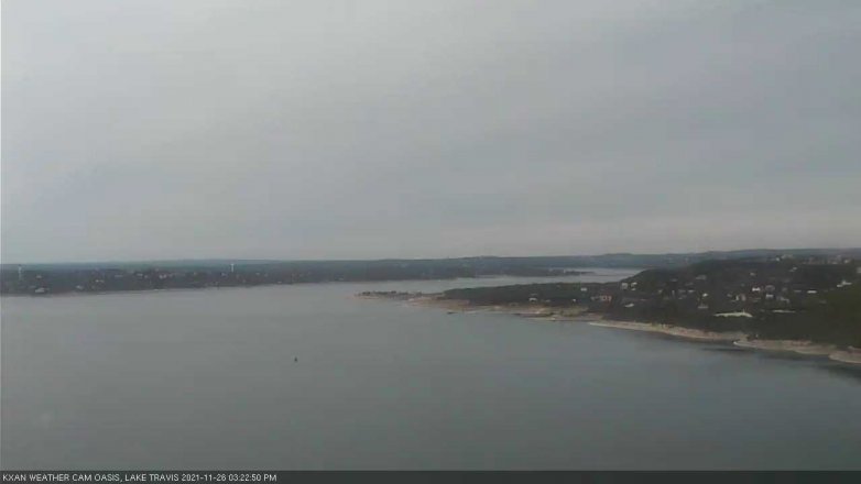 Lake Travis webcam, November 26, 2021 3:25 PM CT