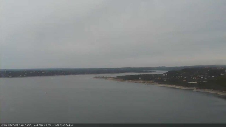 Lake Travis webcam, November 26, 2021 3:45 PM CT