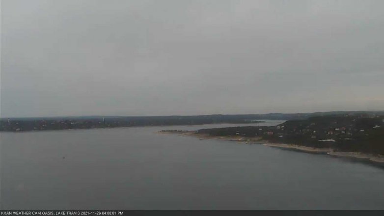 Lake Travis webcam, November 26, 2021 4:00 PM CT