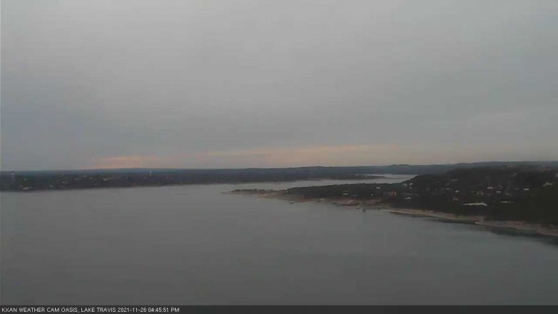 Lake Travis webcam, November 26, 2021 4:45 PM CT
