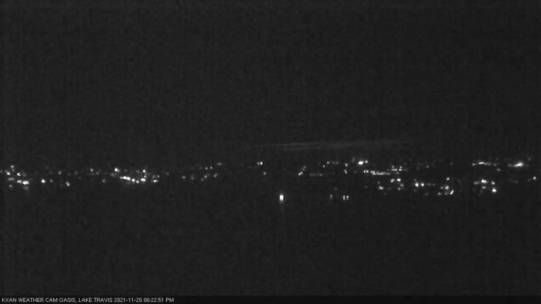 Lake Travis webcam, November 26, 2021 6:25 PM CT