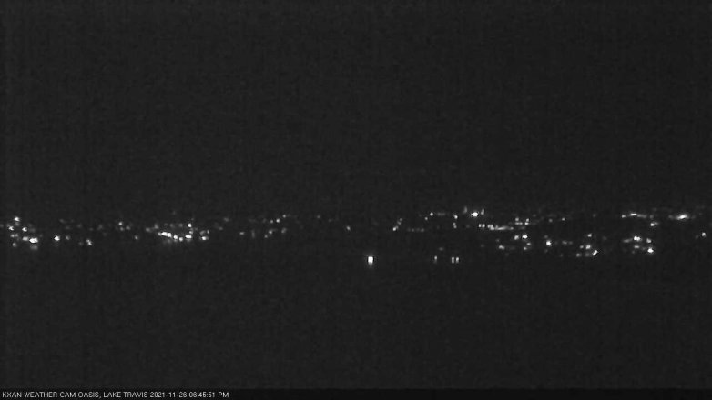 Lake Travis webcam, November 26, 2021 6:45 PM CT
