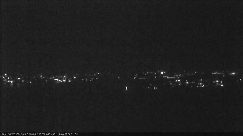 Lake Travis webcam, November 26, 2021 7:25 PM CT