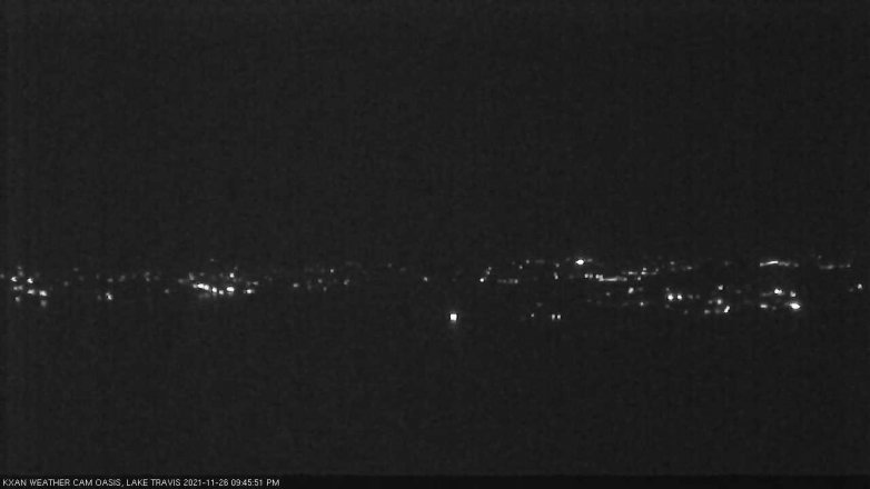 Lake Travis webcam, November 26, 2021 9:45 PM CT