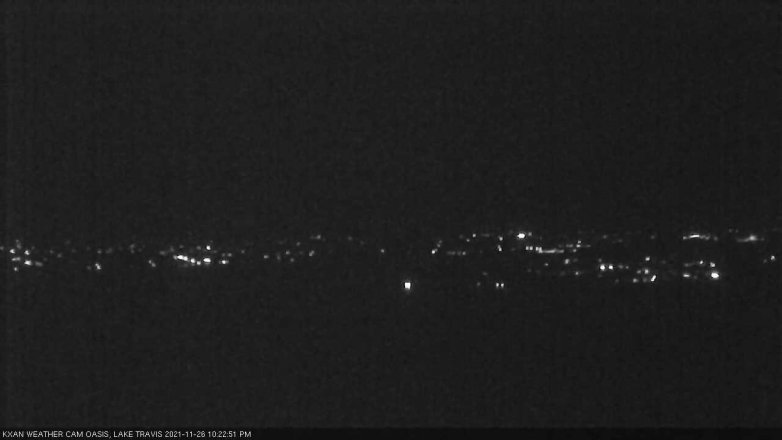 Lake Travis webcam, November 26, 2021 10:25 PM CT