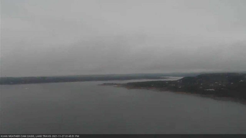 Lake Travis webcam, November 27, 2021 1:45 PM CT