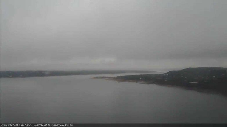 Lake Travis webcam, November 27, 2021 3:45 PM CT