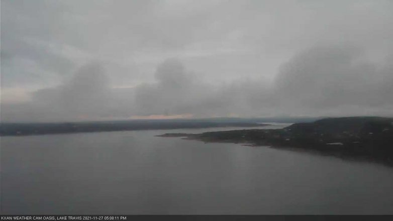 Lake Travis webcam, November 27, 2021 5:00 PM CT