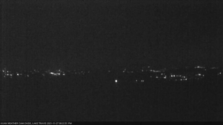 Lake Travis webcam, November 27, 2021 6:25 PM CT