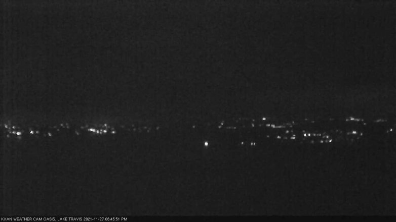 Lake Travis webcam, November 27, 2021 6:45 PM CT