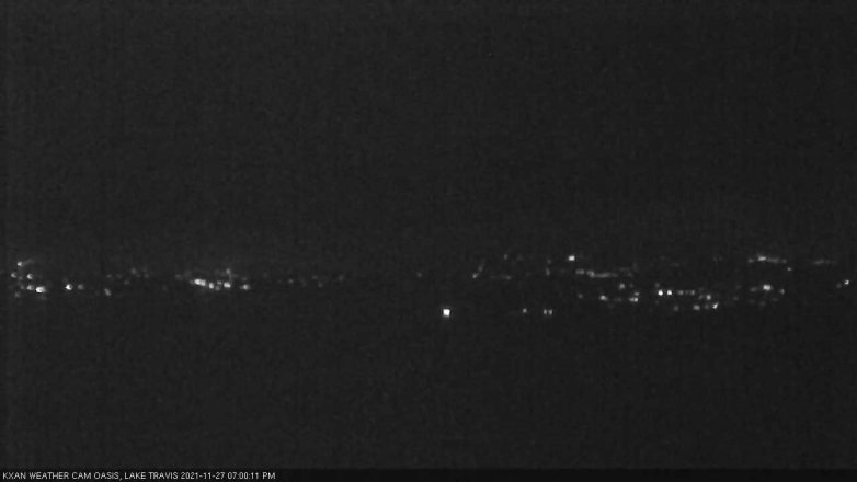 Lake Travis webcam, November 27, 2021 7:00 PM CT