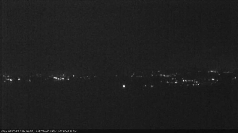 Lake Travis webcam, November 27, 2021 7:45 PM CT