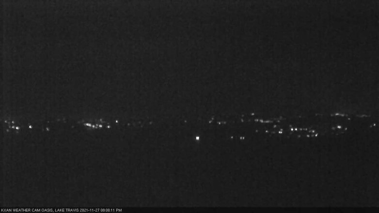 Lake Travis webcam, November 27, 2021 8:00 PM CT