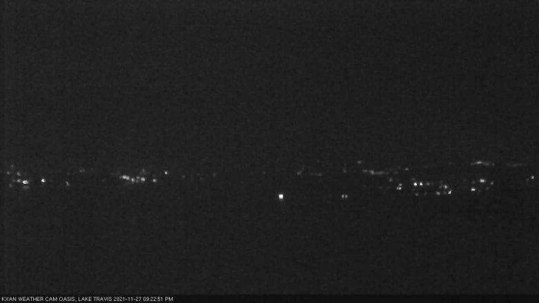 Lake Travis webcam, November 27, 2021 9:25 PM CT