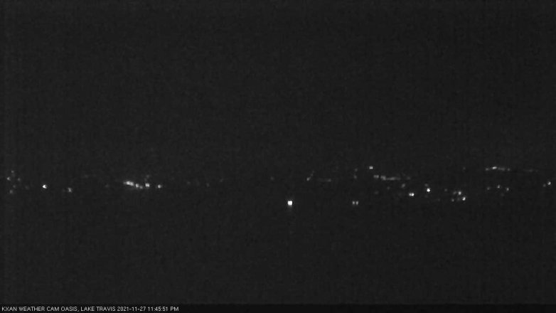 Lake Travis webcam, November 27, 2021 11:45 PM CT