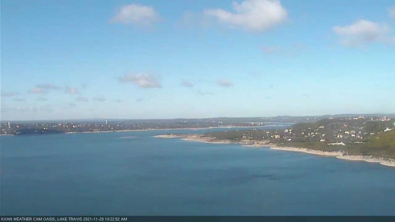 Lake Travis webcam, November 28, 2021 10:25 AM CT