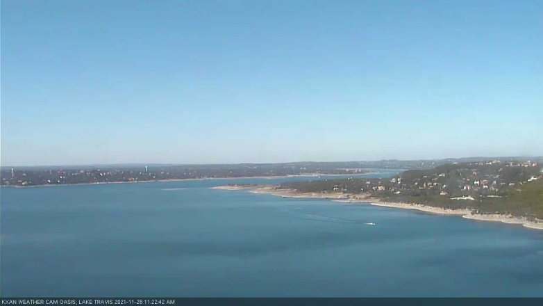 Lake Travis webcam, November 28, 2021 11:25 AM CT