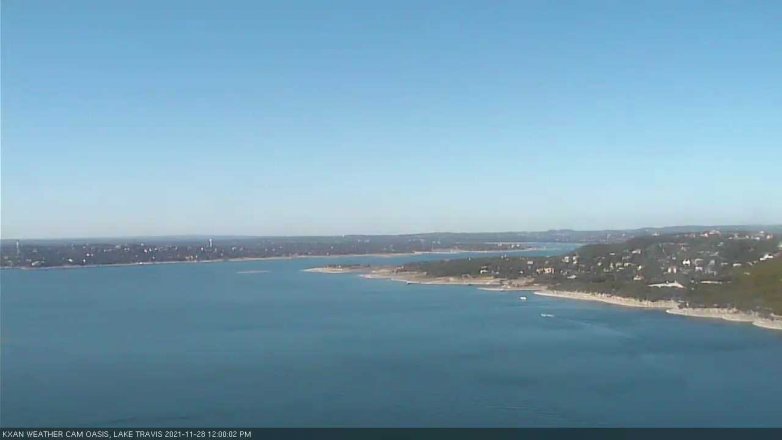 Lake Travis webcam, November 28, 2021 12:00 PM CT