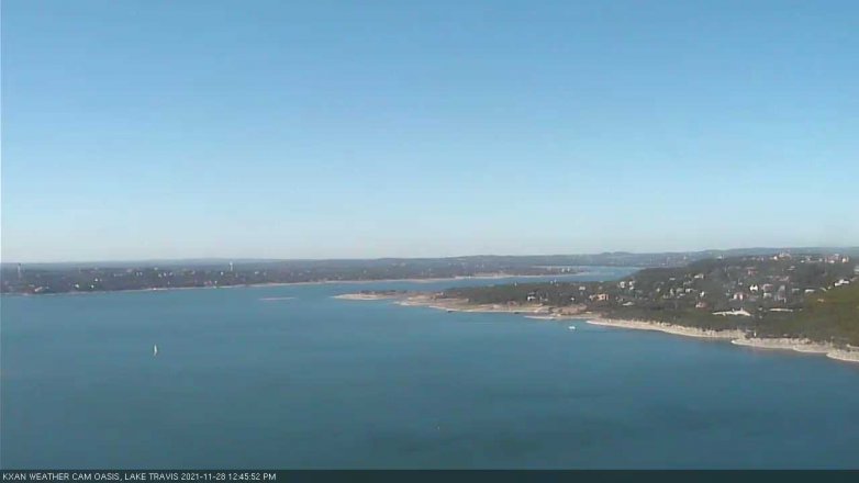 Lake Travis webcam, November 28, 2021 12:45 PM CT
