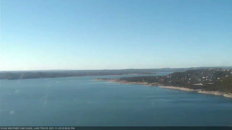 Lake Travis webcam, November 28, 2021 3:00 PM CT