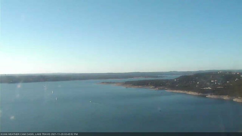 Lake Travis webcam, November 28, 2021 3:45 PM CT