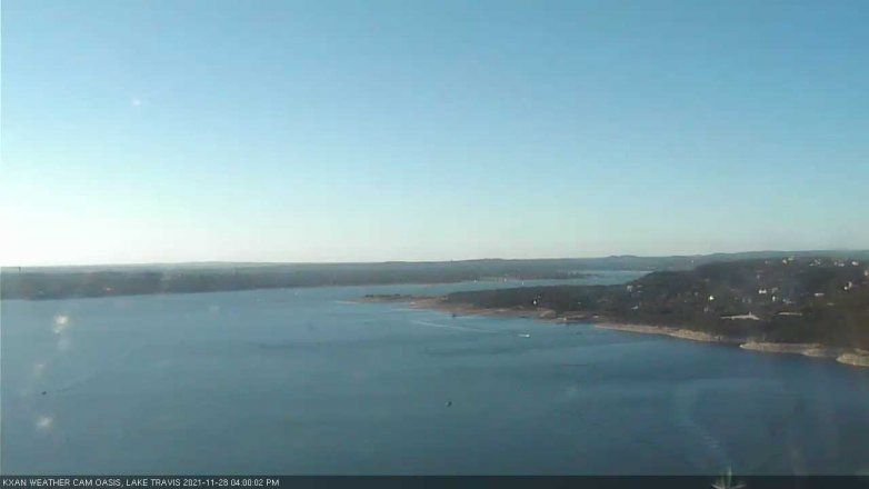 Lake Travis webcam, November 28, 2021 4:00 PM CT