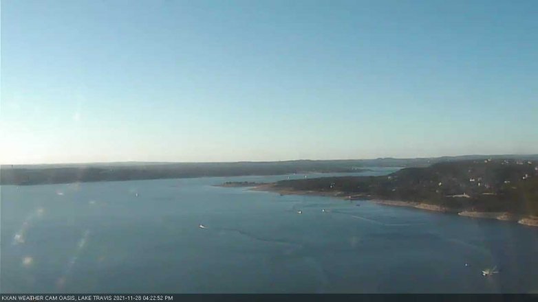 Lake Travis webcam, November 28, 2021 4:25 PM CT