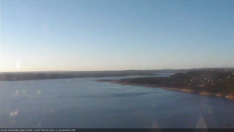 Lake Travis webcam, November 28, 2021 4:45 PM CT