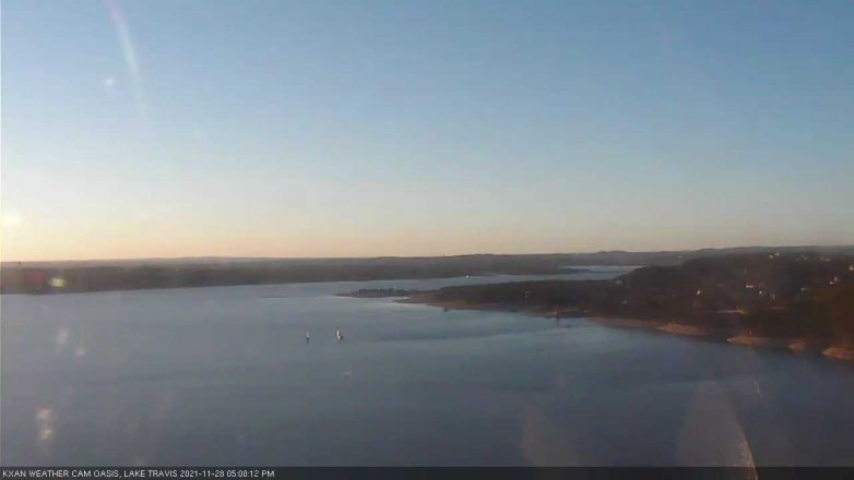 Lake Travis webcam, November 28, 2021 5:00 PM CT